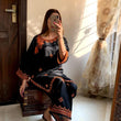 Load image into Gallery viewer, 🖤 Embroidered Linen Elegance – 2 Pc Suit for Women 🖤