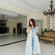 Load image into Gallery viewer, 🌿 Shez Collection – Embroidered Linen Kurta (White)* 🌿