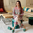 Load image into Gallery viewer, Women's Casual Wear – 2-Piece Khaddar Digital Printed Suit (Multicolor)