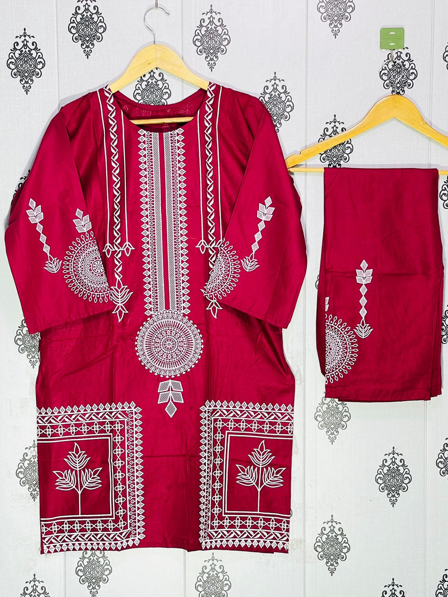 🌸 Smar's Fashion - Trendy Printed 2PC Dress for Women &amp; Girls 🌸