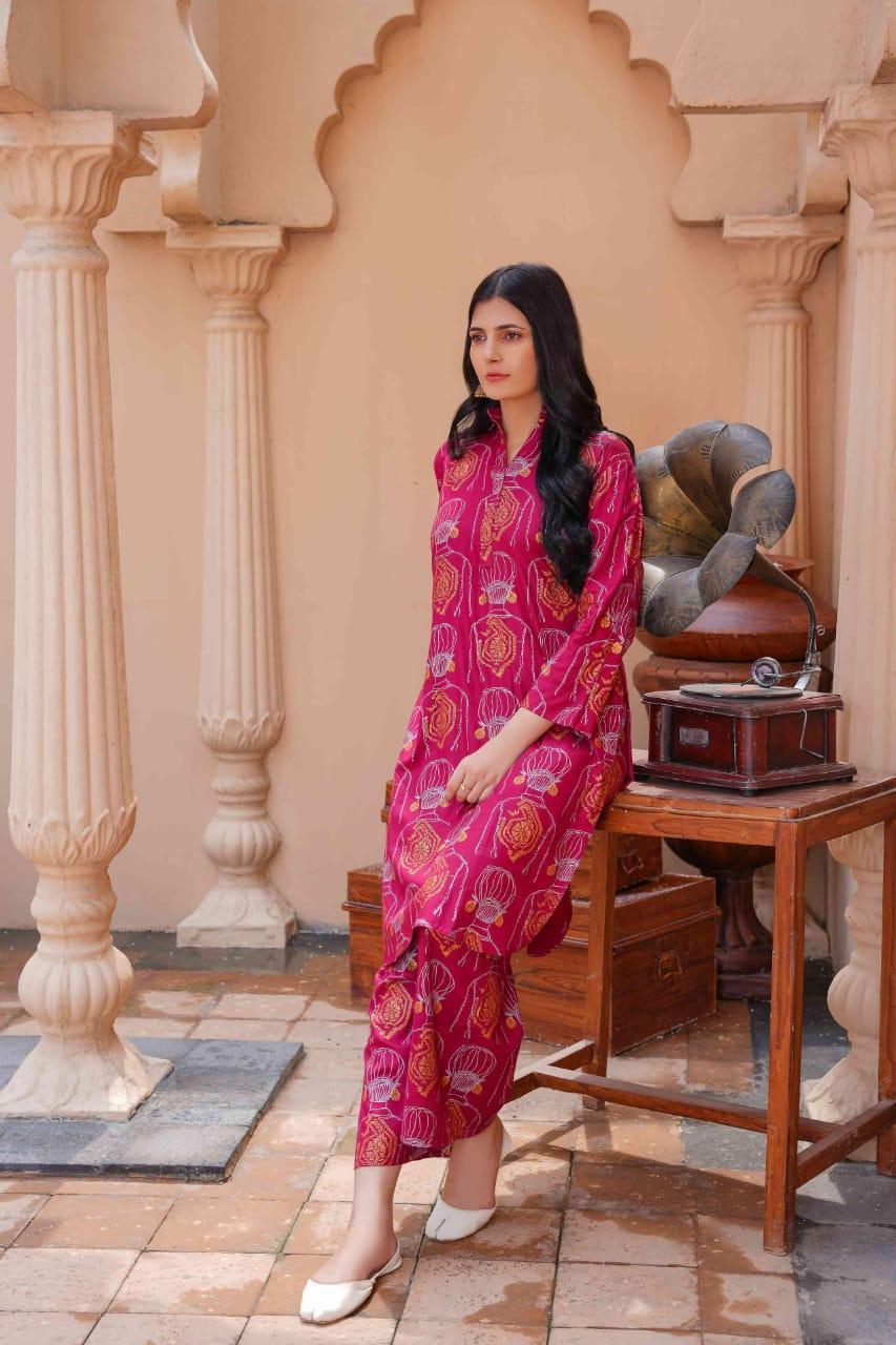 Elevate your winter style with this elegant Maroon Linen Suit!