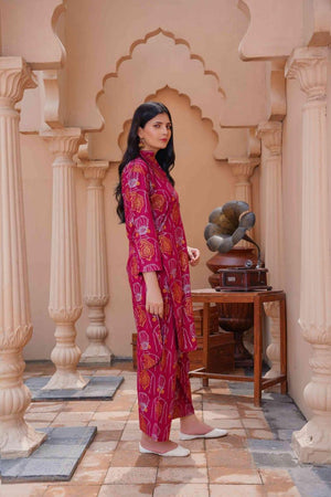 Elevate your winter style with this elegant Maroon Linen Suit!